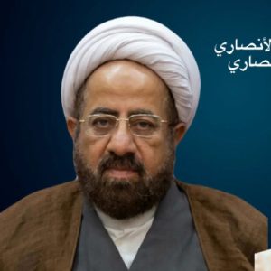 القارئ عبدالرؤوف الأنصاري والمحاضر الشيخ إبراهيم الأنصاري